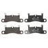LD4872 by ATE BRAKE PRODUCTS - ATE Ceramic Front Disc Brake Pad Set LD4872 for Porsche, Volkswagen
