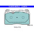 LD4879 by ATE BRAKE PRODUCTS - ATE Ceramic Brake Pad