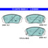 LD5600 by ATE BRAKE PRODUCTS - ATE Ceramic Front Disc Brake Pad Set LD5600 for Hyundai, Kia