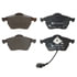 LD7122 by ATE BRAKE PRODUCTS - ATE Ceramic Front Disc Brake Pad Set LD7122 for Audi, Volkswagen