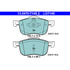 LD7145 by ATE BRAKE PRODUCTS - ATE Ceramic Front Disc Brake Pad Set LD7145 for Volvo