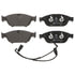 LD7280 by ATE BRAKE PRODUCTS - ATE Ceramic Rear Disc Brake Pad Set LD7280 for Audi