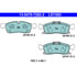 LD7282 by ATE BRAKE PRODUCTS - ATE Ceramic Rear Disc Brake Pad Set LD7282 for Dodge, Jeep, Mercedes-Benz