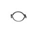 CB09 by HALDEX - Air Brake Chamber Clamp Band Kit - Black Finish, T09 Service Chamber