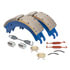 Haldex GG4702QJ Drum Brake Shoe Kit New 2 Shoes/Hardware,2020 Grade Material, FMSI 4702