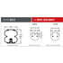Firestone W013586947 Suspension Air Spring Kit Airide Air Spring Double Convoluted 20-2
