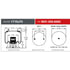 Firestone W013588492 Suspension Air Spring Kit 1T15LP3 AIR SPRING