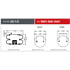 Firestone W013587447 Suspension Air Spring Kit Airide Air Spring Double Convoluted 22-1.5