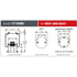 Firestone W013589241 Suspension Air Spring Kit Airide Air Spring Reversible Sleeve 1T15M-9