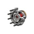 10082215 by CONMET - Drum Brake and Hub Assembly - 4.29 Offset, 12,500 lbs. Rating, Iron Hub, 3.30 in. Stud, Aluminum Wheels