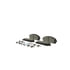 BC1709 by BOSCH - Bosch QuietCast Brake Pads