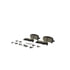BC1806 by BOSCH - Bosch QuietCast Brake Pads