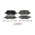 Bosch BC2381 Disc Brake Pad Set Bosch QuietCast Brake Pads