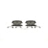 BP1810 by BOSCH - Bosch QuietCast Brake Pads