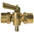 Tectran 2103-B-R Air Brake Air Shut-Off Petcock Air Brake Air Shut-Off Petcock - Brass, 1/4 in. Thread, Female Pipe to Female