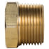 Tectran 121-E-R Air Brake Air Line Fitting Air Brake Pipe Head Plug - 3/4 inches Pipe Thread, Hex Head