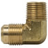 Tectran 49-8D-R Male Elbow Fitting Flare Fitting - Brass, 1/2 in. Tube Size, 1/2 in. Pipe Thread, Male Elbow