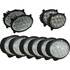 Stens JDKIT-3 Driving Light Kit 10-Piece LED Light Kit, 560W, 49,200 Lumens, 12/24V, 46.6A, Hi/Lo Hood and Cab