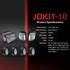 JDKIT-10 by STENS - 8-Piece LED Light Kit, 340W, 25,800 Lumens, 12/24V, 27.8A, Spot/Flood Combo