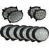 Stens JDKIT-2 Driving Light Kit 10-Piece LED Light Kit, 560W, 49,200 Lumens, 12/24V, 46.6A, Hi/Lo Hood and Cab