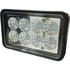 Stens TL650 Headlight LED Headlight, Rectangular, 24 Watts, 2000 Lumens, 12/24V, Flood Pattern