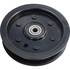 280-808 by STENS - Accessory Drive Belt Idler Pulley, Flat Idler, Metal, 1 1/8in H x 3/8in ID x 4 7/8in OD