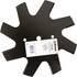 Stens 376-048 Edger Star Edge Blade, 9in OD, 8-Teeth, 1/2in Center Hole, Sharpened