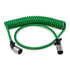 4D117 by TRAMEC SLOAN - Sonogrip ABS Cable - 15ft Coiled, Standard Jacket w/12 & 72 Leads, Angled Plug