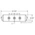 Tramec Sloan TSJ8068 Air Brake Reservoir Black Coated Steel Air Brake Air Tank - 8" Tank Diameter, 1425 cu.in Capacity, 32"