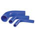 Flexfab 7884-225 Coolant Hose 6 in. Blue 90 Degree 3-Ply Silicone Elbow, 2.25" ID x 2.57" OD, 3.38" Bend Radius, 175 PSI