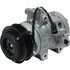Universal Air Conditioner (UAC) CO11297C A/C Compressor A/C Compressor -- UAC DKS17DS Compressor Assembly