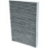 Universal Air Conditioner (UAC) FI1053C Cabin Air Filter Cabin Air Filter -- Charcoal Cabin Air Filter