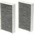 FI1134C by UNIVERSAL AIR CONDITIONER (UAC) - Cabin Air Filter -- Charcoal Cabin Air Filter