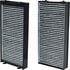 FI1236C by UNIVERSAL AIR CONDITIONER (UAC) - Cabin Air Filter -- Charcoal Cabin Air Filter