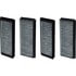 FI1238C by UNIVERSAL AIR CONDITIONER (UAC) - Cabin Air Filter -- Charcoal Cabin Air Filter