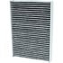 Universal Air Conditioner (UAC) FI1295C Cabin Air Filter Cabin Air Filter -- Charcoal Cabin Air Filter