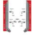 TSK7-MSET7 by TRUX - Top Stack, Mitered, 54" Diameter, 55" Spool, 58°, 7"-5" Elbows, Clamps, Lower Brackets & Bushings