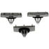 963-525D by DORMAN - Fender Flare Clip - Plastic, Gray, 0.87 in. Length, 0.16 in. ID, 0.31 in. OD, Metric