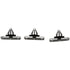 963-525D by DORMAN - Fender Flare Clip - Plastic, Gray, 0.87 in. Length, 0.16 in. ID, 0.31 in. OD, Metric