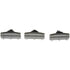 963-525D by DORMAN - Fender Flare Clip - Plastic, Gray, 0.87 in. Length, 0.16 in. ID, 0.31 in. OD, Metric