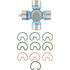 5-1310-1X by DANA SPICER - Universal Joint; Greaseable