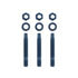 Fel-Pro ES75102 Exhaust Flange Stud and Nut Exhaust Flange Stud and Nut
