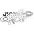 Elring 821430 Automatic Transmission Seals and O-Rings Kit Gasket Set, automatic transmission