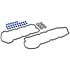 Elring 551880 Engine Valve Cover Gasket Set Gasket Set, cylinder head cover