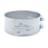 United Pacific 10285 Exhaust Clamp 8" Stainless Butt Joint Exhaust Clamp, Angled Bracket