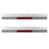 10601 by UNITED PACIFIC - Straight Conspicuity Reflector Plate (Card of 2)
