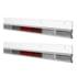 10601 by UNITED PACIFIC - Straight Conspicuity Reflector Plate (Card of 2)