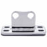 United Pacific 21300 Exhaust Bracket Stainless Straight Exhaust Bracket for Peterbilt 359/379
