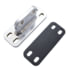 United Pacific 21300 Exhaust Bracket Stainless Straight Exhaust Bracket for Peterbilt 359/379