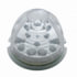 United Pacific 39679 Truck Cab Light 17 LED Reflector Watermelon Flush Mount Kit, Low Profile Bezel, Red / Clear